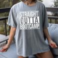 Straight Outta Bootcamp Shirt Bootcamp Graduation Shirt Women's Comfort Colors T-Shirt Gray