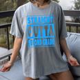 Straight Outta Second Grade Graduation Class Women's Comfort Colors T-Shirt Gray