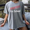 Straight Outta Vet School Graduation Veternarians I Survived Women's Comfort Colors T-Shirt Gray