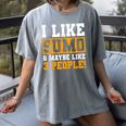 Sumo Wrestling Introvert Wrestler Sumotori Japanese Sport Women's Comfort Colors T-Shirt Gray