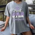 Super Proud Dad Of 2026 Graduate Senior Graduation Family Women's Comfort Colors T-Shirt Gray