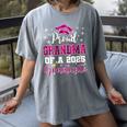 Super Proud Grandma Of 2025 Graduate Graduation Family Women's Comfort Colors T-Shirt Gray