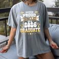 Super Proud Uncle Of A Class Of 2026 Graduate Graduation Women's Comfort Colors T-Shirt Gray