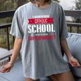 I Survived Catholic School Shirt Catholic Graduation Women's Comfort Colors T-Shirt Gray