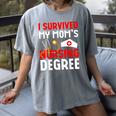 I Survived My Mom's Nursing Degree Graduation Day 2026 Women's Comfort Colors T-Shirt Gray