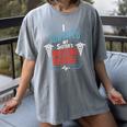 I Survived My Sister'S Nursing Degree Sis Nurse Graduation Women's Comfort Colors T-Shirt Gray