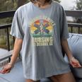 I Survived My Wife's Nursing Degree Nursing Graduation Women's Comfort Colors T-Shirt Gray