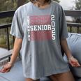 Swimming Senior Night Swimming Senior 2025 Graduation 40 Women's Comfort Colors T-Shirt Gray