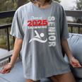 Swimming Team Senior Class Of 2025 Graduation 2025 Women's Comfort Colors T-Shirt Gray