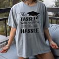 The Tassel Was Worth The Hassle Shirt Graduation TShirt Women's Comfort Colors T-Shirt Gray