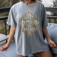 I Have More Tattoos Than Friends Introvert Women's Comfort Colors T-Shirt Gray I Have More Tattoos Than Friends Introvert Women's Comfort Colors T-Shirt Gray
