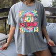 Thank You 1st Grade Teachers Graduation Last Day Of School Women's Comfort Colors T-Shirt Gray