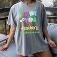 Thank You Teacher Appreciation Graduation Men Women Kids Women's Comfort Colors T-Shirt Gray