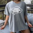 Thinker Introvert Anti Social Overthinker Women's Comfort Colors T-Shirt Gray Thinker Introvert Anti Social Overthinker Women's Comfort Colors T-Shirt Gray