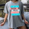 Threadless Grey Sky Chai Trans Book Pride Graphic Women's Comfort Colors T-Shirt Gray