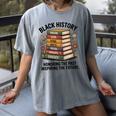History Month Teacher Reading Book Lover Floral Stack Premium Tri-Blend Women's Comfort Colors T-Shirt Gray