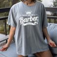 Trust Me I'm A Barber School Graduation Barbershop Cool Women's Comfort Colors T-Shirt Gray