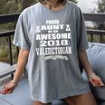 Valedictorian Scholar Aunt T Shirt Graduation Speech Women's Comfort Colors T-Shirt Gray