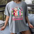 Valentine All Booked For Valentine Book Lovers Teacher Kid Women's Comfort Colors T-Shirt Gray