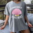 I Wanna Be Where The People Aren't Introverted Introvert Women's Comfort Colors T-Shirt Gray I Wanna Be Where The People Aren't Introverted Introvert Women's Comfort Colors T-Shirt Gray