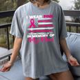 I Wear Pink In Memory Of My Mom Breast Cancer Awareness Premium Tri-Blend Women's Comfort Colors T-Shirt Gray I Wear Pink In Memory Of My Mom Breast Cancer Awareness Premium Tri-Blend Women's Comfort Colors T-Shirt Gray