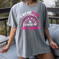 I Wear Pink In Memory Of My Mom Breast Cancer Awareness Raglan Baseball Tee Women's Comfort Colors T-Shirt Gray