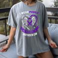 I Wear Purple In Memory Of Brother In Law Epilepsy Awareness Women's Comfort Colors T-Shirt Gray I Wear Purple In Memory Of Brother In Law Epilepsy Awareness Women's Comfort Colors T-Shirt Gray