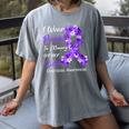 I Wear Purple In Memory Of My Sister Overdose Awareness Women's Comfort Colors T-Shirt Gray I Wear Purple In Memory Of My Sister Overdose Awareness Women's Comfort Colors T-Shirt Gray
