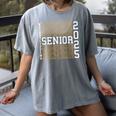 Weightlifting Senior Night Senior 2025 Graduation 42 Women's Comfort Colors T-Shirt Gray