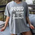 Wife's Graduation Shirt 2018 Proud Husband Of a Graduate Women's Comfort Colors T-Shirt Gray