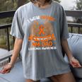 Wings Leukemia Shirt I Wear Orange In Memory Of My Dad Women's Comfort Colors T-Shirt Gray