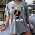 Women HBCU Grad 2025 College Graduation Apparel Women's Comfort Colors T-Shirt Gray