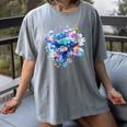 Women's Frutiger Aero Y2K Fish Women's Comfort Colors T-Shirt Gray