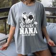 Women's Senior Nana Class Of 2026 Soccer Graduation Heart Women's Comfort Colors T-Shirt Gray