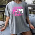 Wrestling Senior Mom Wrestling Senior 2026 Graduation Women's Comfort Colors T-Shirt Gray
