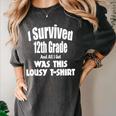 12th Grade Graduation T Shirt Grad Graduate Education Women's Comfort Colors T-Shirt Pepper
