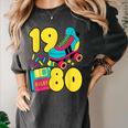 1980 Retro Raised In The 80s Old School Nostalgia Vibes Women's Comfort Colors T-Shirt Pepper 1980 Retro Raised In The 80s Old School Nostalgia Vibes Women's Comfort Colors T-Shirt Pepper