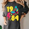 1984 Retro Raised In The 80s Old School Nostalgia Vibes Women's Comfort Colors T-Shirt Pepper 1984 Retro Raised In The 80s Old School Nostalgia Vibes Women's Comfort Colors T-Shirt Pepper