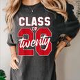 2 Sided Class Of 2026 Senior 2026 Graduation Women's Comfort Colors T-Shirt Pepper