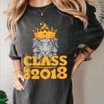 2018 Graduation Class Of 2018 King T Shirt Women's Comfort Colors T-Shirt Pepper