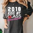 2018 Kiss My Class Goodbye Graduation Women's Comfort Colors T-Shirt Pepper