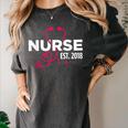 2018 Nursing School Graduation New Nurse Shirt Women's Comfort Colors T-Shirt Pepper