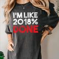2018 Percent Done Senior Graduation Shirt Women's Comfort Colors T-Shirt Pepper