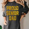 2018 Senior Dad High School Graduation Party SEN18R T Shirt Women's Comfort Colors T-Shirt Pepper