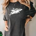2019 Graduation Shark T Shirt High School College Grad Women's Comfort Colors T-Shirt Pepper