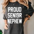 2019 Senior Nephew SEN19R Class Graduation Party T Shirt Women's Comfort Colors T-Shirt Pepper