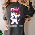 2021 Kindergarden Graduation Celebration Dapping Cat For Men Women Kids Women's Comfort Colors T-Shirt Pepper