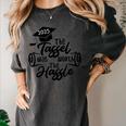 2025 Graduation The Tassel Was Worth The Hassle University Women's Comfort Colors T-Shirt Pepper