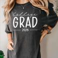 2026 College Graduate Graduation Grad Students Seniors Women's Comfort Colors T-Shirt Pepper
