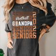 2026 Football Senior Grandpa Graduation Matching Family Women's Comfort Colors T-Shirt Pepper